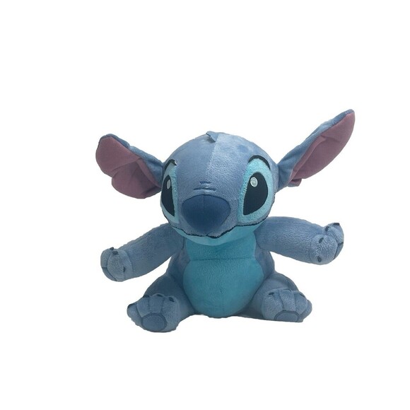 Disney Stitch Stuffed Alien Toy from Lilo & Stitch Movie Soft Sitting Blue Plush - Picture 1 of 10